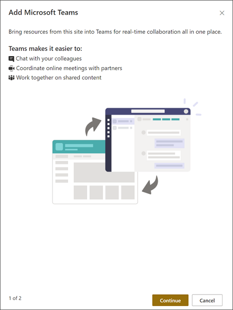 Add Microsoft Teams