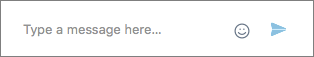 Type your IM message